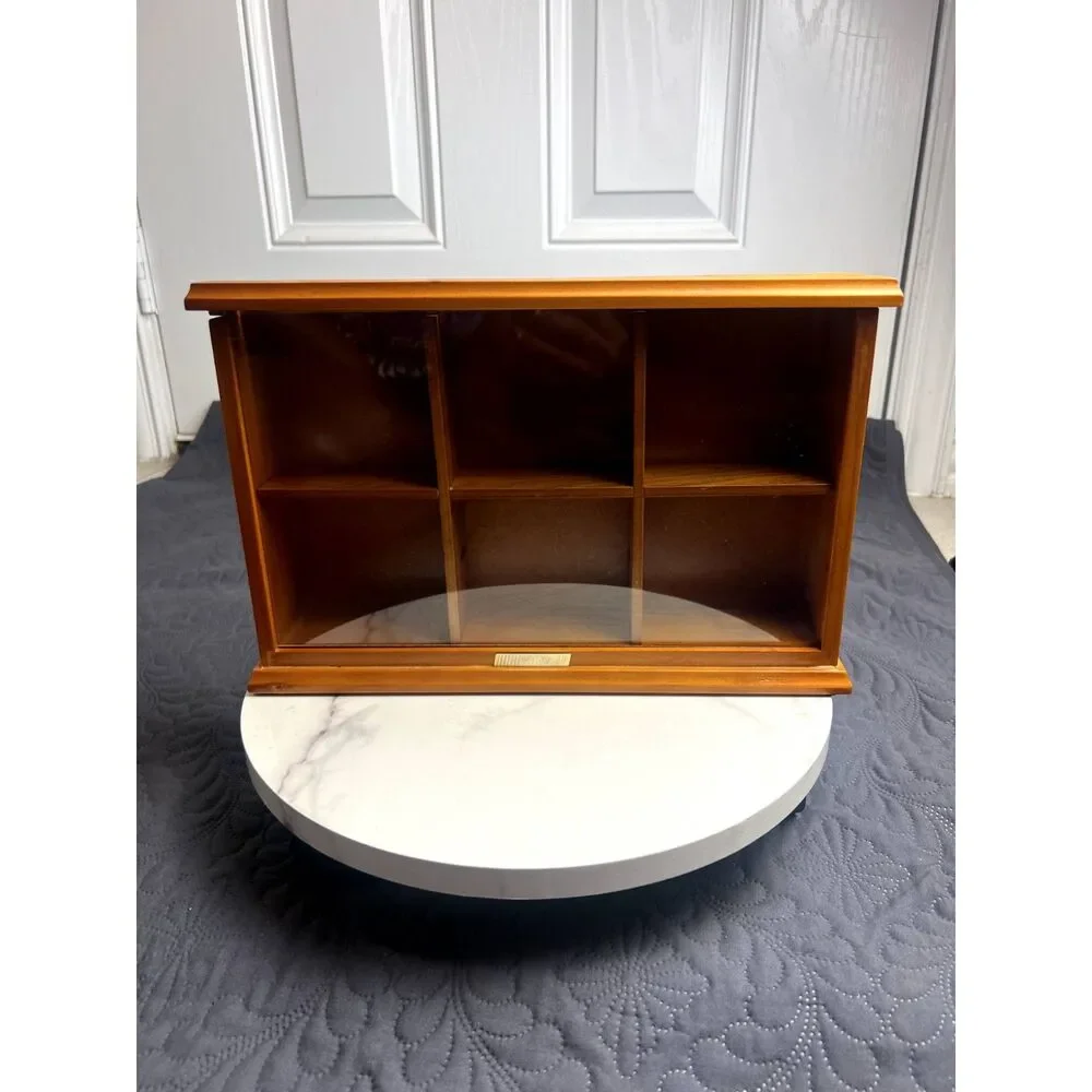 SOLID WOOD NASCAR 12 DIECAST CAR DISPLAY CASE - WALL MOUNT for Collectors: Used